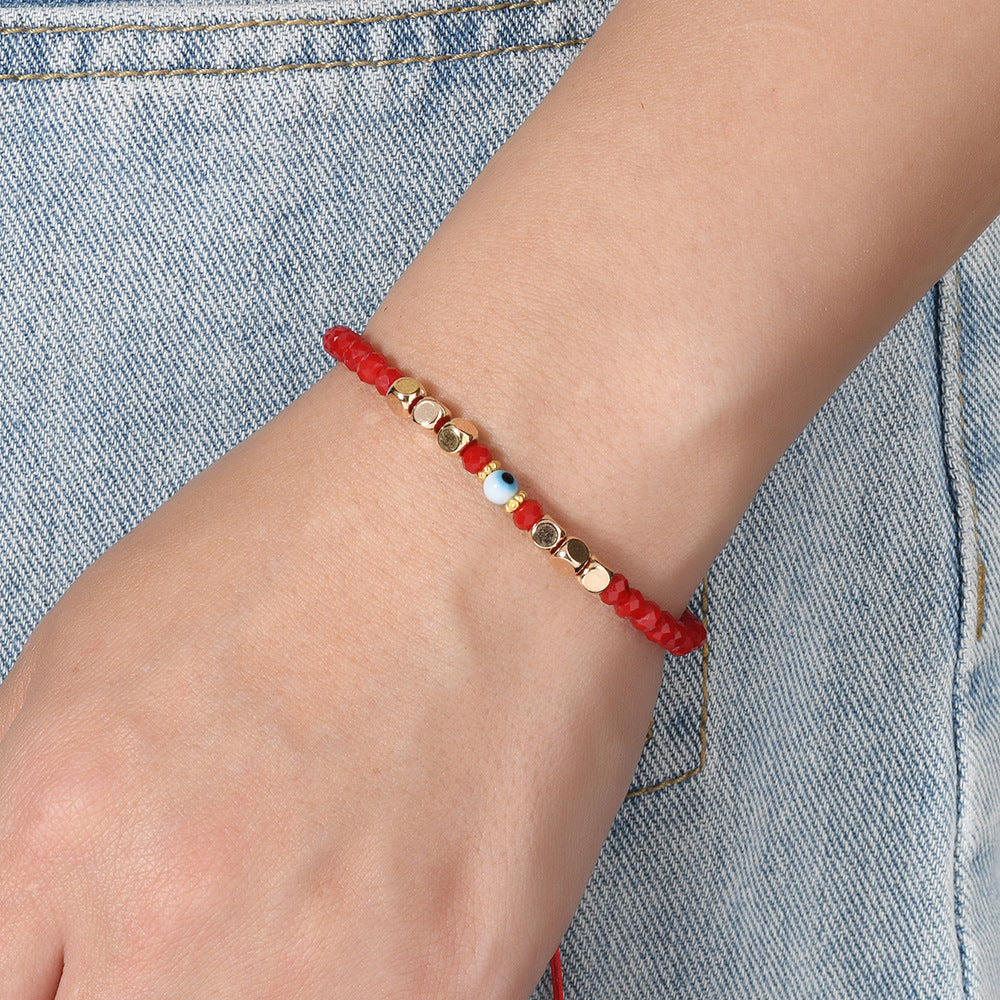 【35】Evil Eye Red String of Fate Bracelet