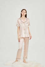 Silk Short Sleeve Pajama Set