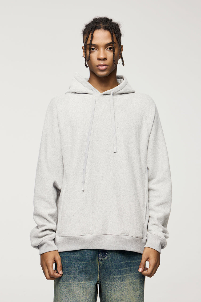 Sudadera con capucha de tejido retro