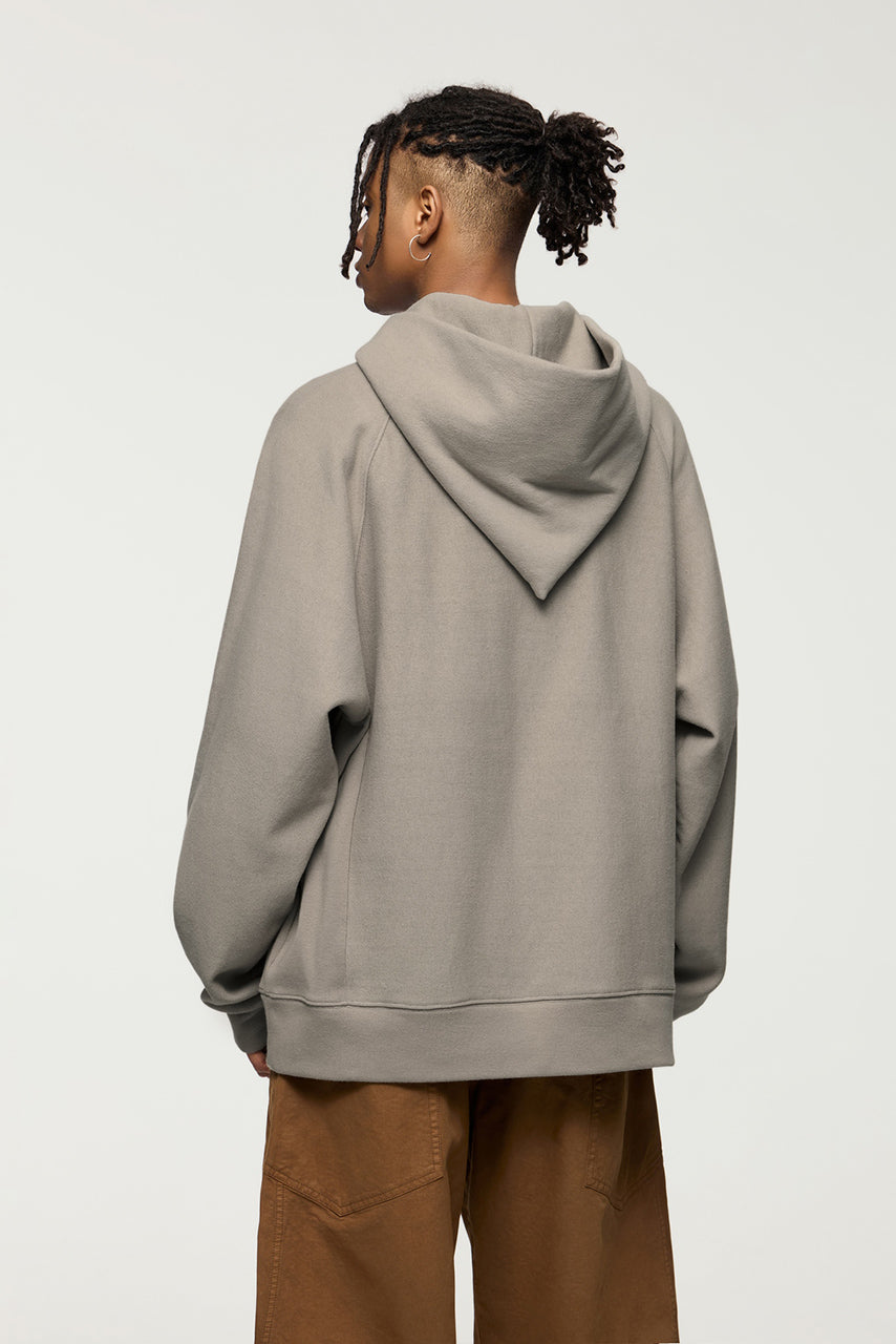 Sudadera con capucha y apliques de movimiento retro