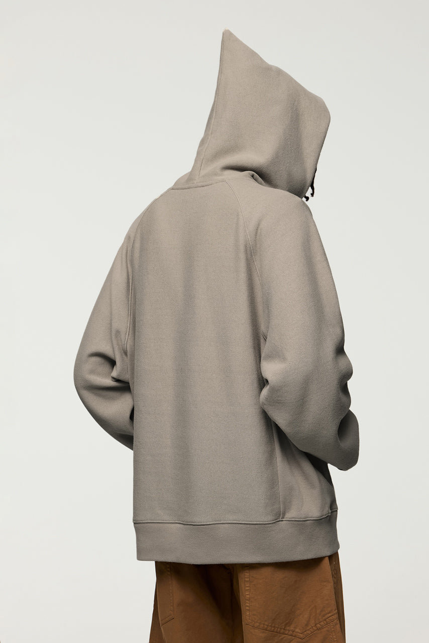 Sudadera con capucha y apliques de movimiento retro