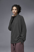 Camiseta interior de terciopelo con cremallera de doble cara