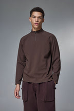 Camiseta interior de terciopelo con cremallera de doble cara