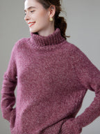 Turtleneck Wool-Cashmere Blend Knitwear
