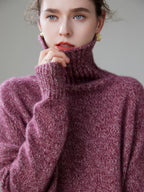 Turtleneck Wool-Cashmere Blend Knitwear