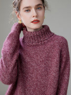Turtleneck Wool-Cashmere Blend Knitwear