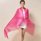 Silk  Rectangle Scarf / Shawl 180x110cm