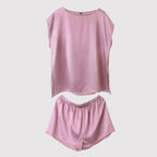 Silk Sleeveless Top & Shorts Pajama Set