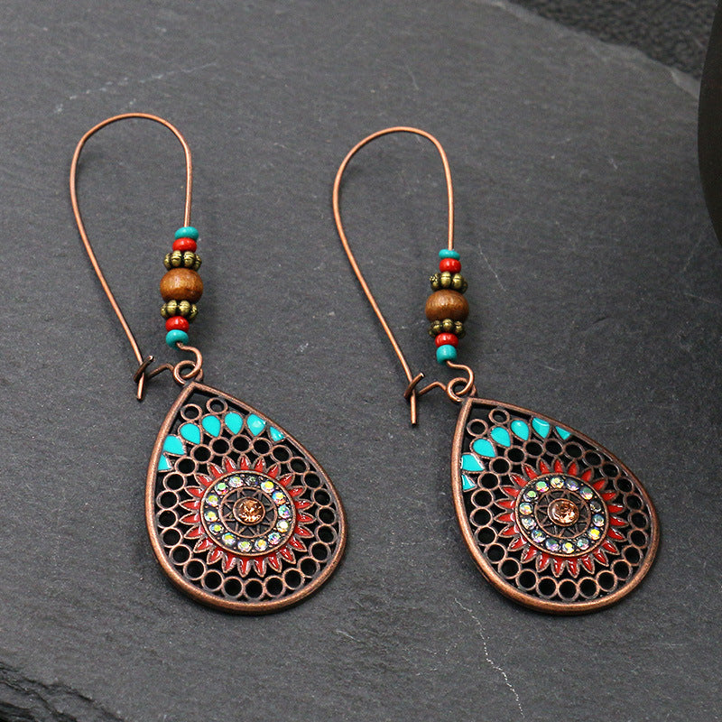 Vintage Boho Teardrop Earrings