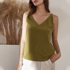 Pure Silk Camisole Undershirt
