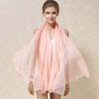 Silk  Rectangle Scarf / Shawl 180x110cm