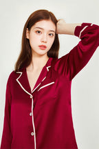 Classic silk pajama set
