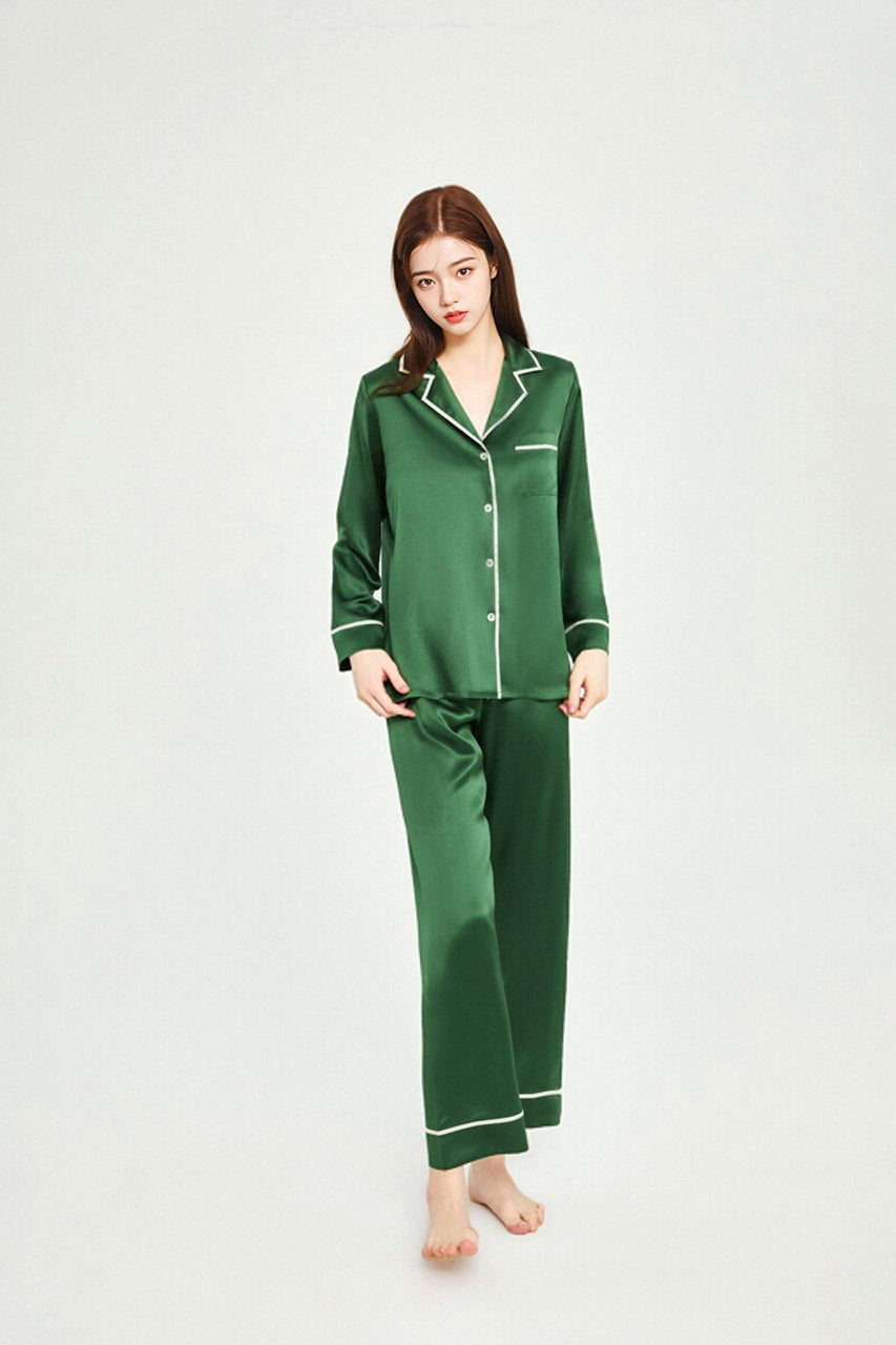 Classic silk pajama set