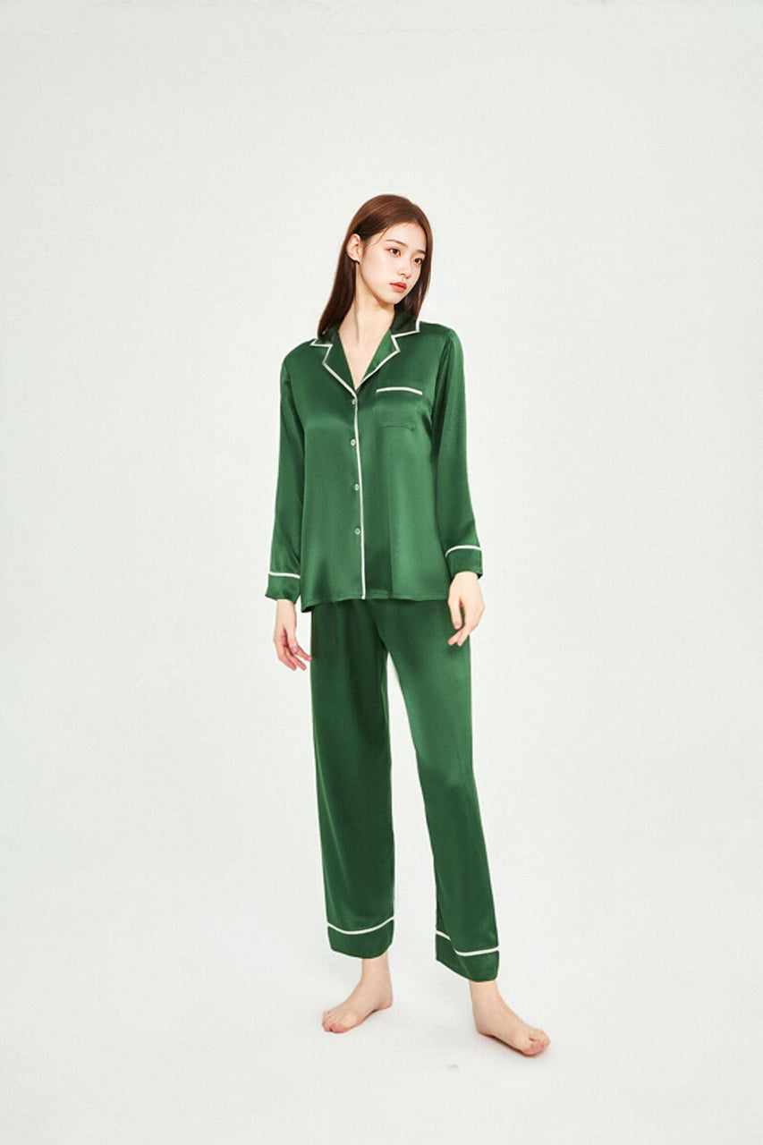 Classic silk pajama set