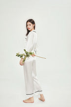 Classic silk pajama set