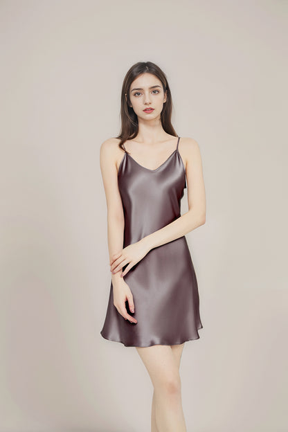 Silk strap nightdress