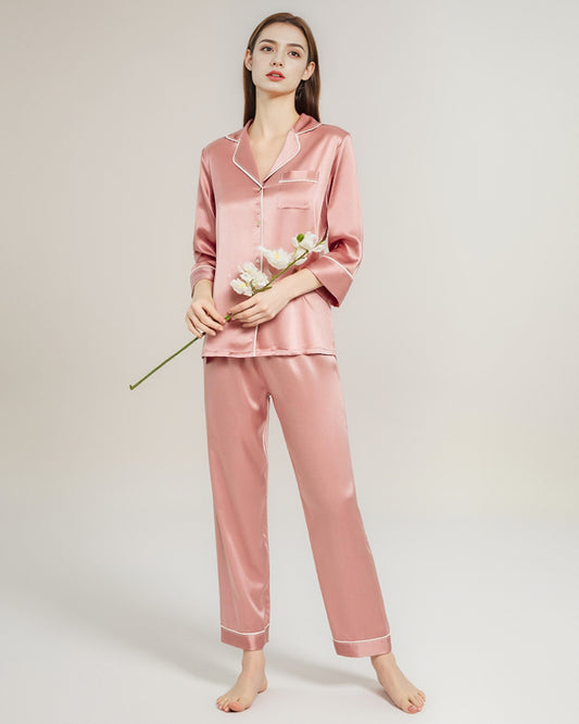 Classic silk pajama set