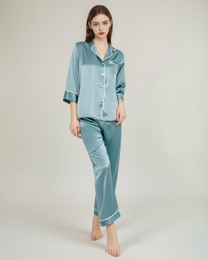 Classic silk pajama set