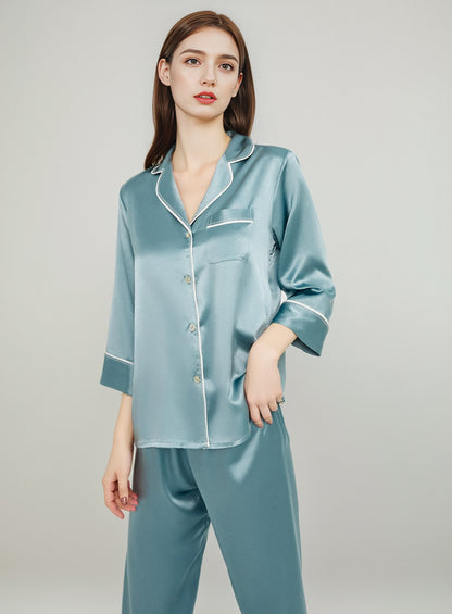 Classic silk pajama set