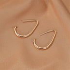 Hollow Tear Hoop Earrings