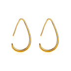 Hollow Tear Hoop Earrings