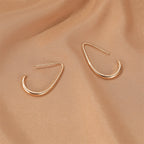 Hollow Tear Hoop Earrings