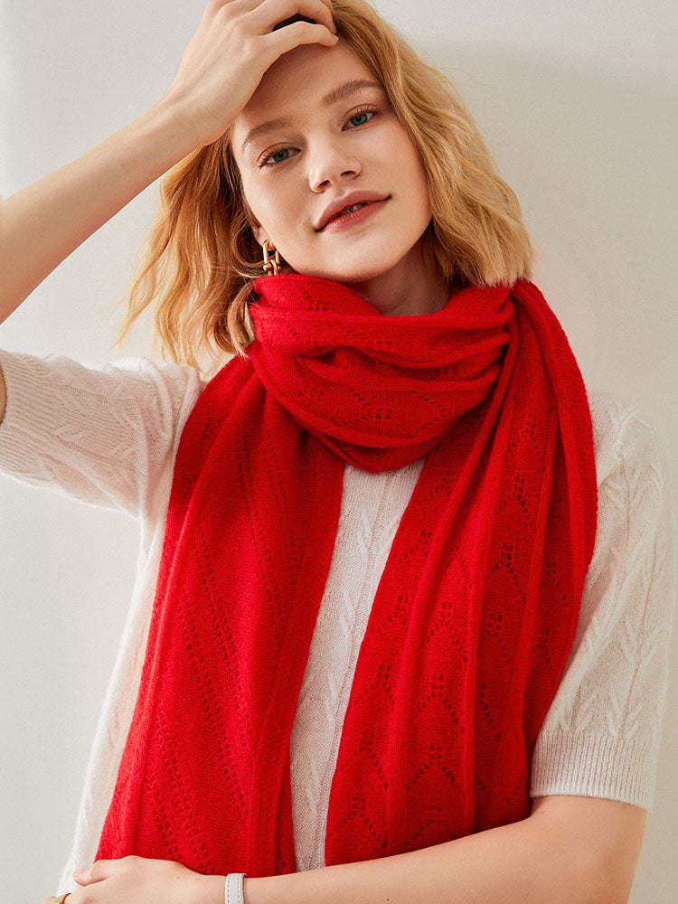 Lace knit Shawl Scarf