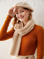 Classic Wool-Cashmere Blend Shawl Scarf
