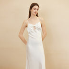 Elegant Bow Cutout Detail Spaghetti Strap Maxi Dress