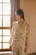 Cotton Floral Printed  Pajama Set