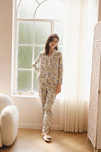 Cotton Fruit Printed Full Length Pajama Set