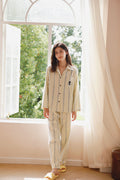 Cotton Cat Printed Full Length Pajama Set