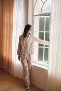 Cotton Fruit Printed Full Length Pajama Set