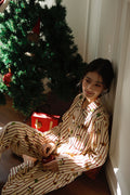 Cotton Gingerbread  Print Full Length Pajama Set