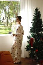 Cotton Dog Print Full Length Pajama Set