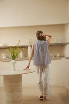 Cotton Sleeveless Pajama Set