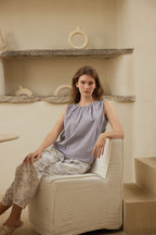 Cotton Sleeveless Pajama Set