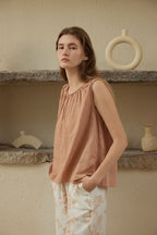 Cotton Sleeveless Pajama Set