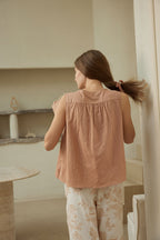 Cotton Sleeveless Pajama Set