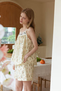 Cotton Classic Plant Print Camisole & Shorts Pajama Set