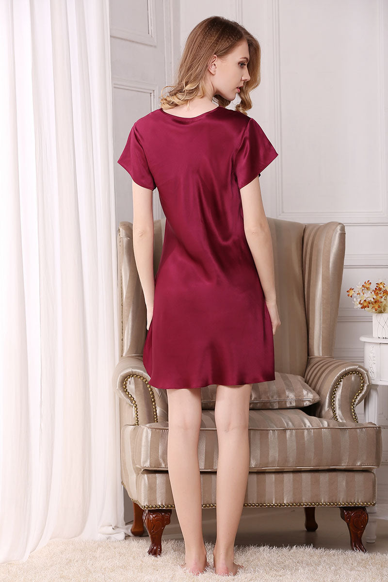 Silk Lacy Nightgown