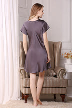 Silk Lacy Nightgown