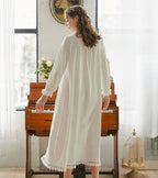 Lace Trimmed Hem Nightgown