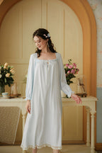 Lace Trimmed Hem Nightgown