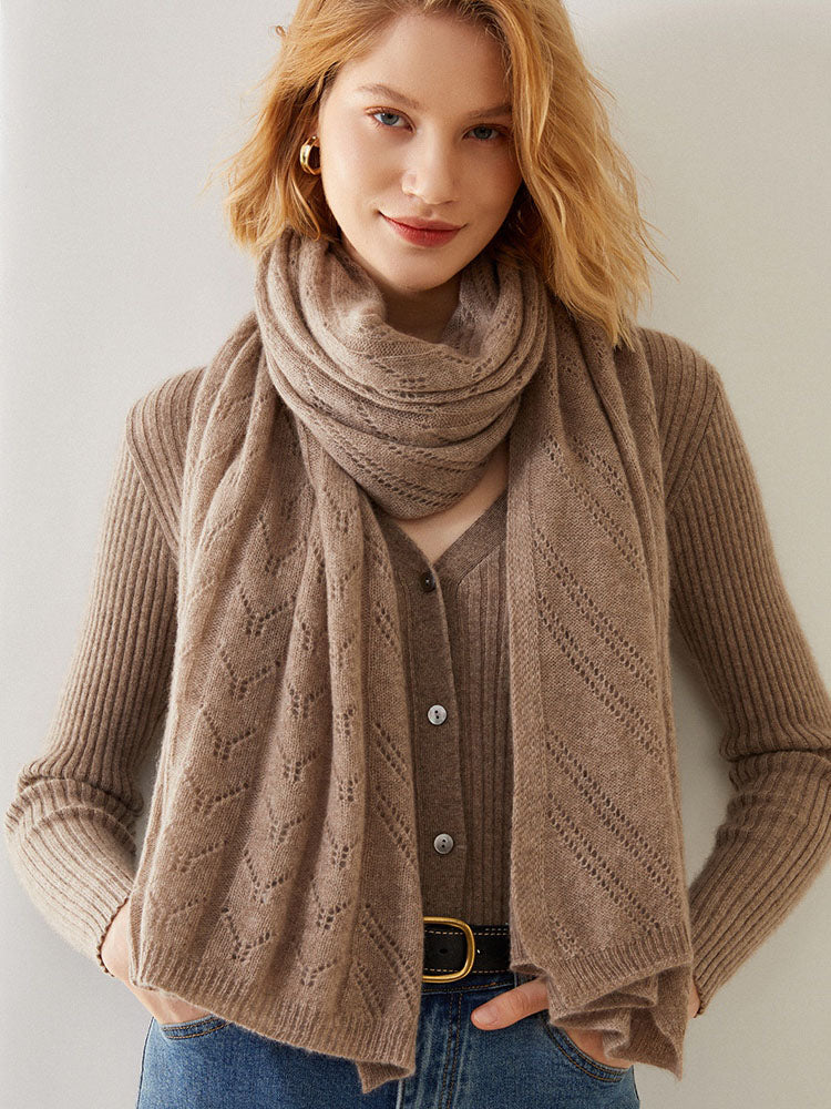 Lace knit Shawl Scarf