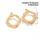 Gilded Groove Earrings