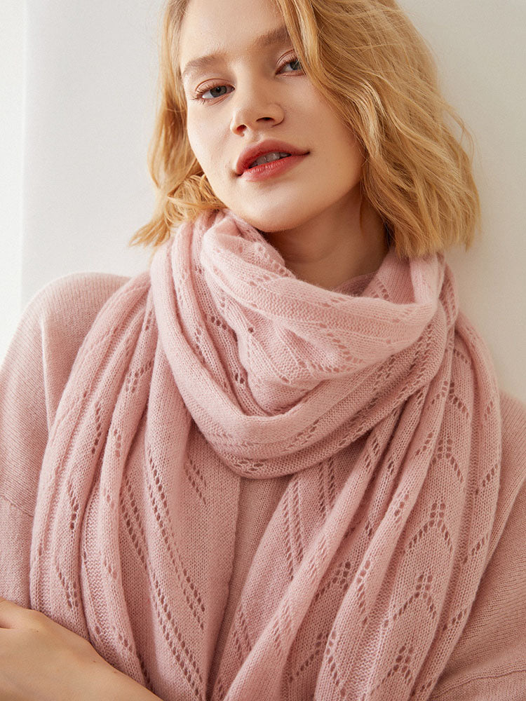 Lace knit Shawl Scarf