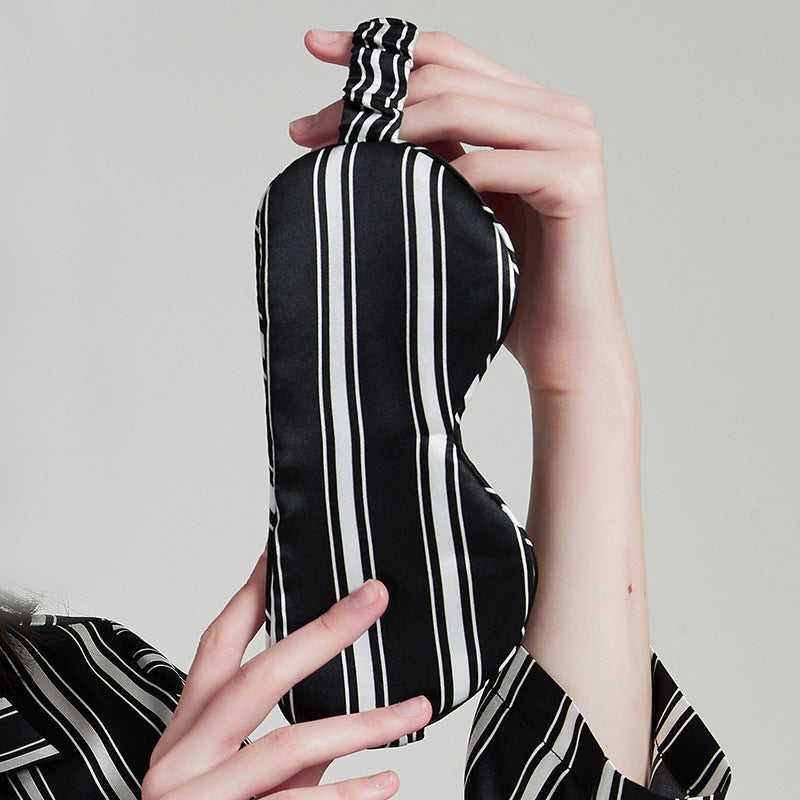 Ideal Striped Silk Sleep Eye Mask