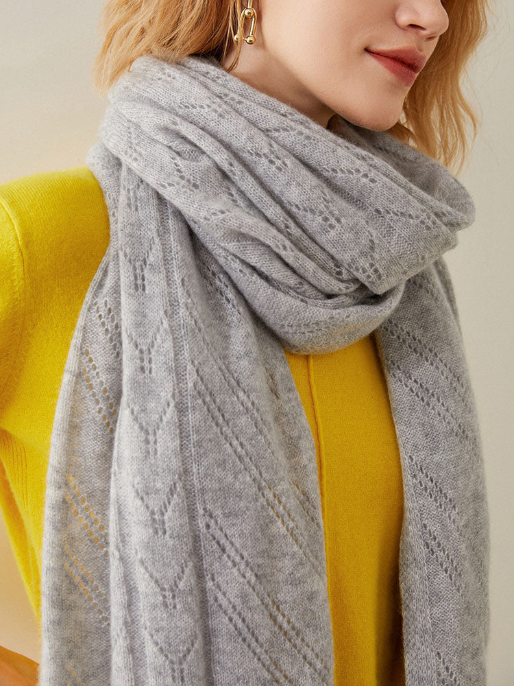 Lace knit Shawl Scarf