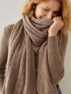 Lace knit Shawl Scarf